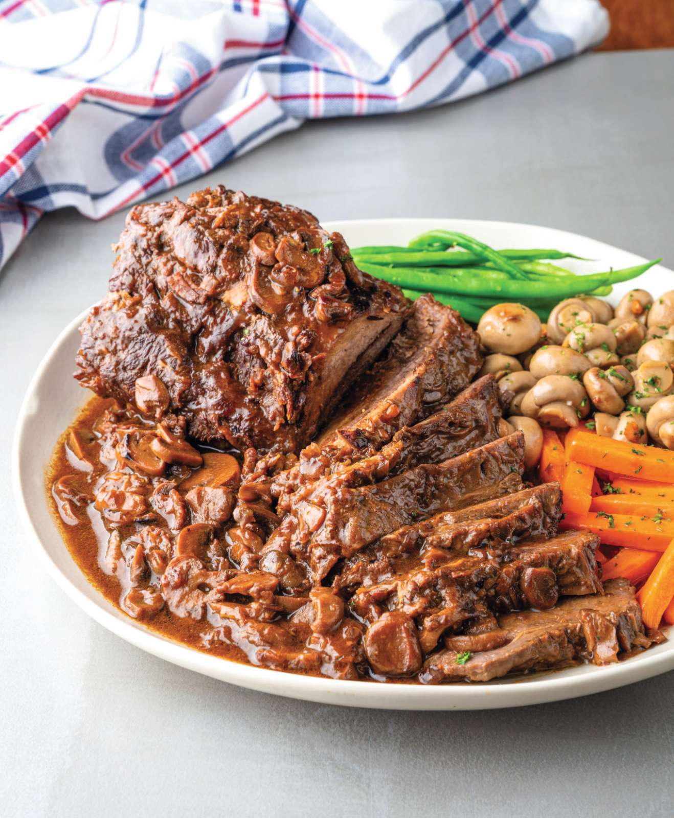 Beef Pot Roast with Mushrooms