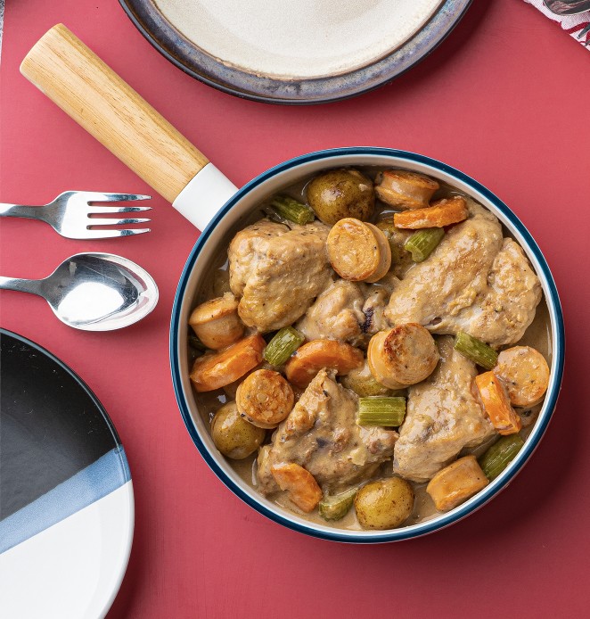 Chicken and Sausage Casserole