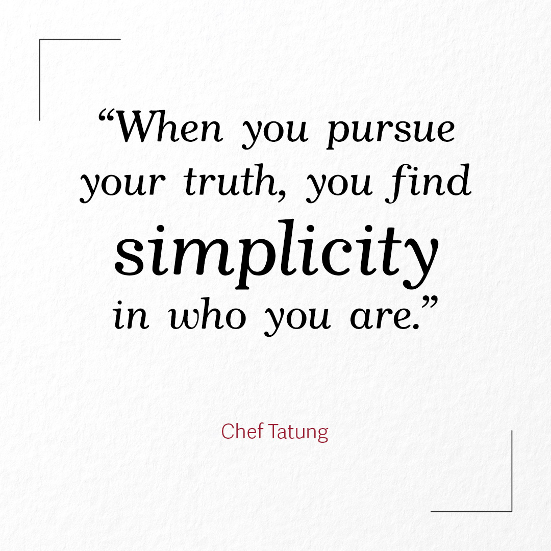 Chef Tatung Quote