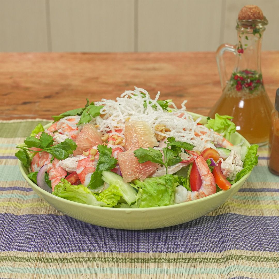 Chicken and Shrimp Pomelo Salad